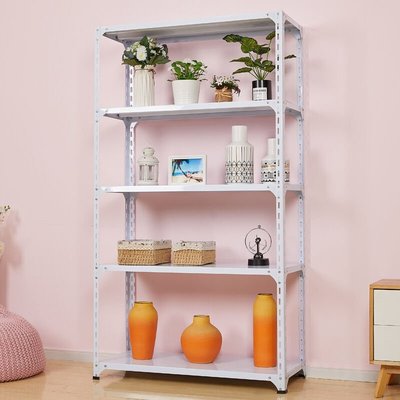 聚佑货架多层角钢层q板置物架展示架家用置物架超市储藏室架子金