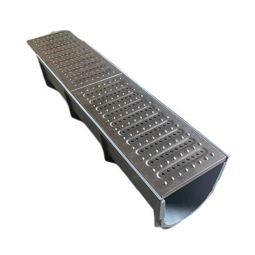盖板树脂型U厨房U型排水沟排水沟庭院不锈钢家用槽下水道成品地沟