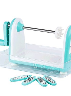 Manual Spiral Vegetable Slicer Spiralizer Cutter Round Mando