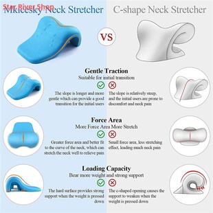 Neck Stretcher - Cervical Traction Chiropractic Neck Pillow