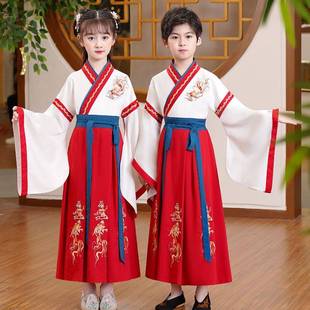 宋朝服装儿童宋服男款公子平民古风走秀男童汉服帅气男装夏季仙气