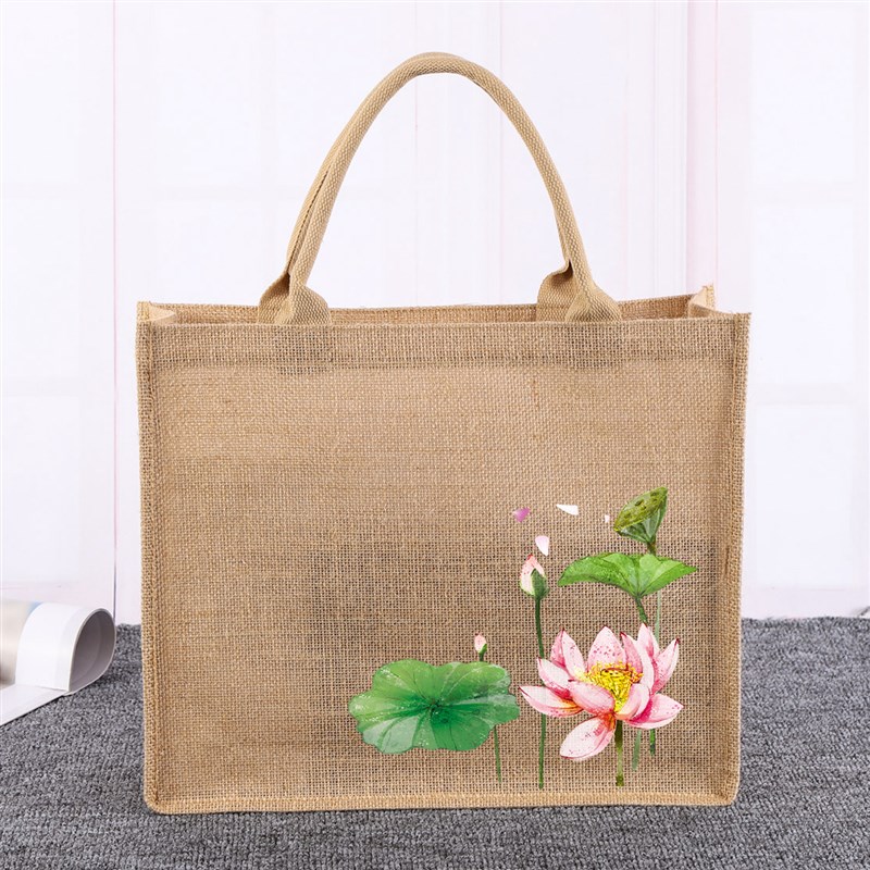 麻布袋子定制手拎袋帆布亚麻手提袋小清新礼品礼物布袋麻袋黄麻包