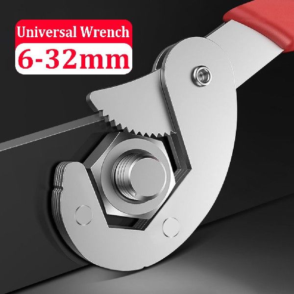 1pcs Woodworking Universal Wrench Stainless Steel Non-slip