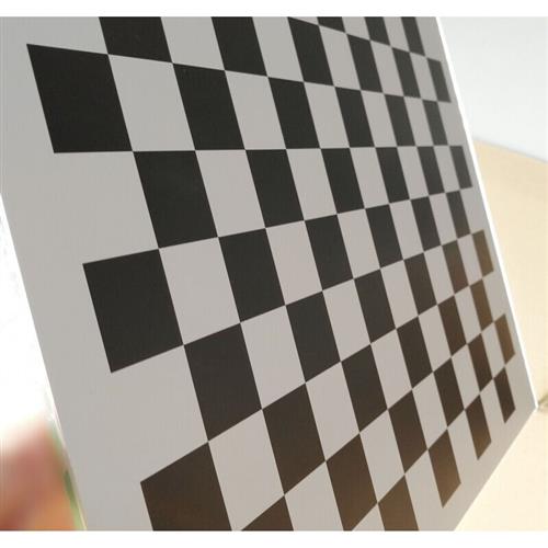厂家高精密12*9方格系列铝制标定板棋盘格机器视觉光学校正板GP80