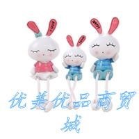 创意家居装饰品客厅小摆件吊脚娃娃可爱卧室个性摆设电视柜酒柜