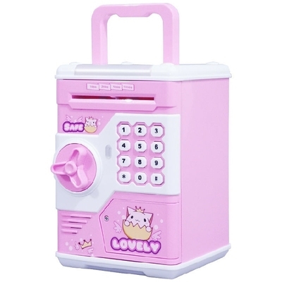 创意存钱罐儿童不可取储蓄密码箱网红防摔只进不出自动取款机智能