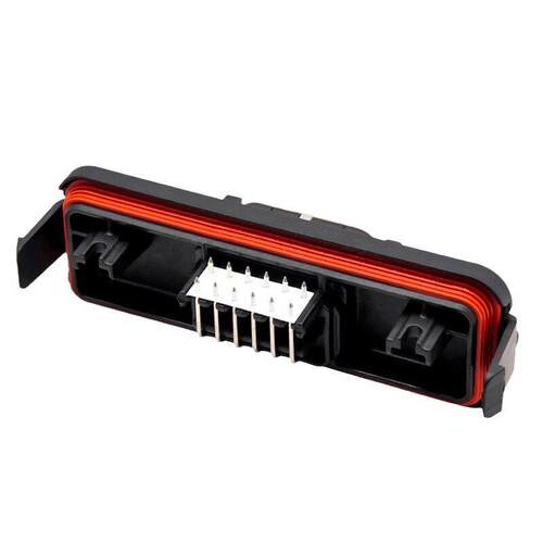 DTM13-12PA-R008防水汽车连接器德驰PCB焊接板接插件12芯弯针座