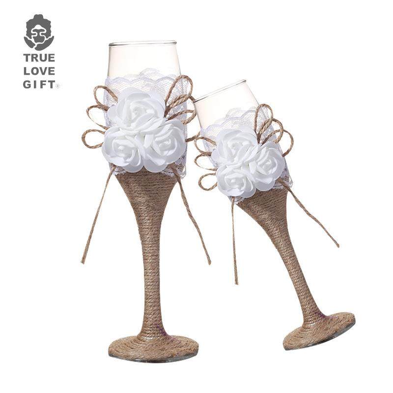 婚礼对杯香槟高脚杯婚庆用品结婚酒杯套装交杯酒新郎新娘玻璃杯,节庆用品/礼品,陪嫁用品套装,淘宝优惠券,粉丝福利购,淘宝优惠卷