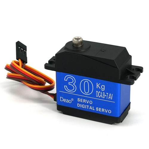 大扭力金属齿轮数字舵机20KG25KG30KG35KG机器人机械臂机器人