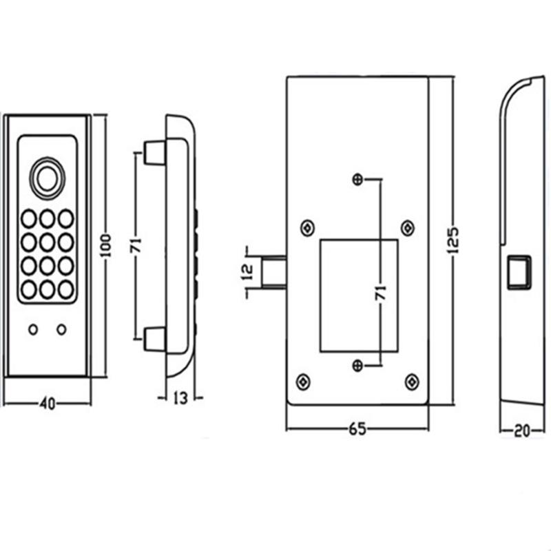 电子密柜锁文柜件保912E密柜抽码屉浴室桑拿锁智更衣柜能锁电子锁