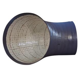 复合耐磨弯头双金属陶瓷贴片90度碳化硅耐腐蚀管路