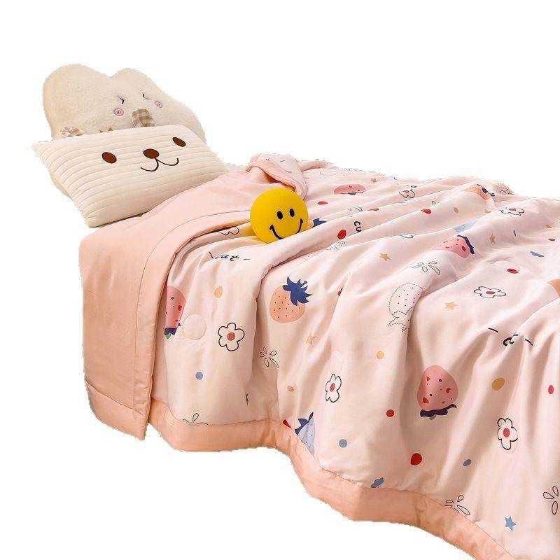 儿童夏凉被空调被莫代尔凉感被夏被被芯卡通幼儿园午睡被可机洗被