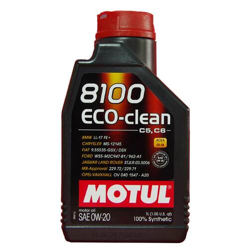 8100ECO-clean0W205L/1LC5/C6标准国六酯类全合成机油