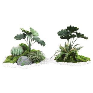 圆叶轴棕榈树盆栽燕舞仿真植物盆景家居室内装饰花工艺品假花