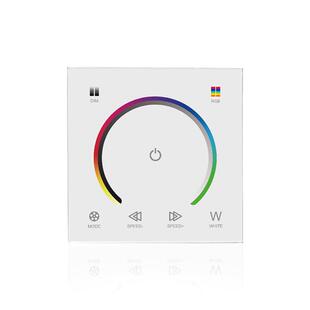 厂家直销新款86面板半圆触摸RGB控制器触摸面板RGB灯带控制器