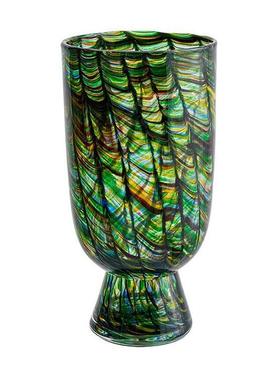 现代轻奢酒店样板间孔雀绿花瓶家居装饰品酒店客厅插花器书房摆件