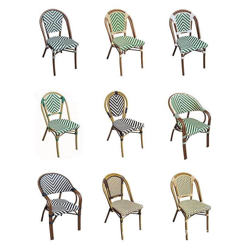 户外藤编竹节椅铝合金防水防晒法式咖啡厅民宿庭院阳台室外户外椅,商业/办公家具,商用藤编家具,淘宝优惠券,粉丝福利购,淘宝优惠卷
