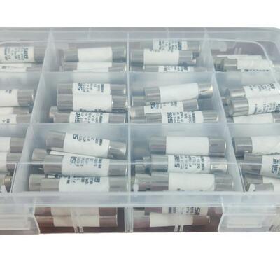 120pcs陶瓷保险丝10x381A2A3A4A5A6A8A10A16A20A25A32保险丝套装