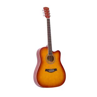 41寸全椴木包边哑光亮光抛光吉他民谣木Guitar