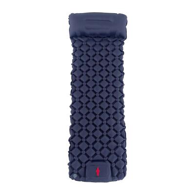 户外露营内置脚踩充气睡垫帐篷单人睡垫TPU超轻午休垫重600gLT-88