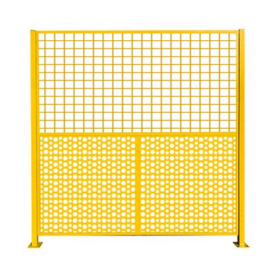 加车间仓库离网冲孔围挡板工WFF厂设备厚护栏铁丝网可移动仓库隔