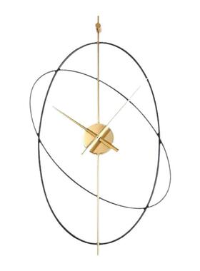 大创意挂客厅时墙艺尚术轻奢钟表简TJD002约现代气静音时钟