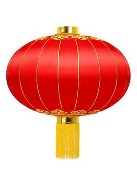 超大号笼灯绸缎春灯节年超大笼景区单位大门口过QKM年大新红灯笼