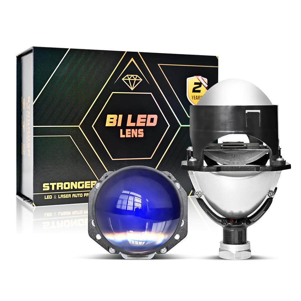 汽车大灯双光透镜2.5寸单灯杯35/45W汽车摩托车通用鱼眼灯