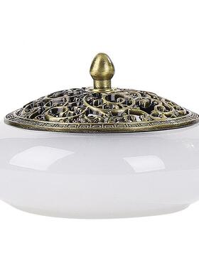 QFO香薰炉琉璃玉用石香檀香炉熏沉香炉室炉内家盘香炉厂家