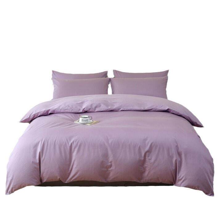 100%全棉件被套新疆长绒棉高单支高密纯罩棉斜单纹纯色被枕套LNE,床上用品,学生床品套件,淘宝优惠券,粉丝福利购,淘宝优惠卷