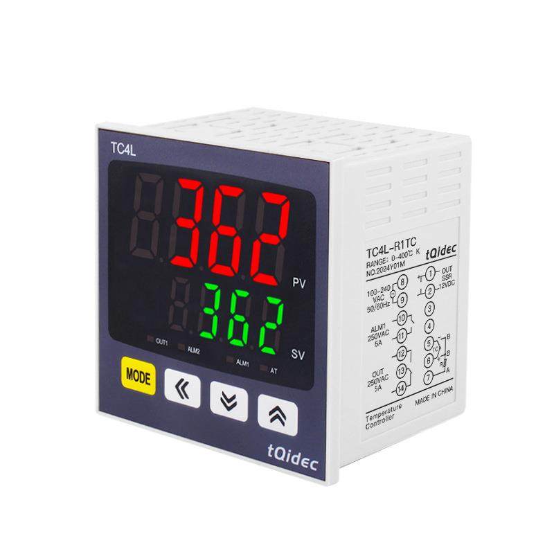 台泉电气温控仪表TC4L多种输入数字显示智能PID调节温控器
