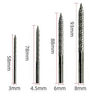 宏诚汽保补胎钻头3 8mm气动钻头真空胎蘑菇钉轮胎修理工具 4.5
