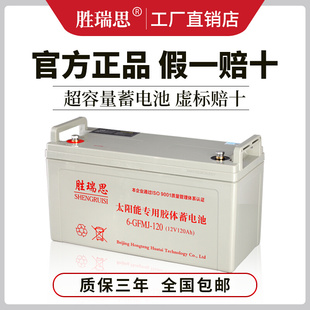 太阳能蓄电池100ah12v120AH大容量胶体路灯UPS电源光伏房车用电瓶