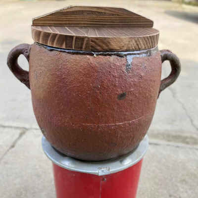 老式粗土砂锅炖锅砂罐煲汤家用陶瓷沙罐燃气耐高温小沙锅煨汤瓦罐