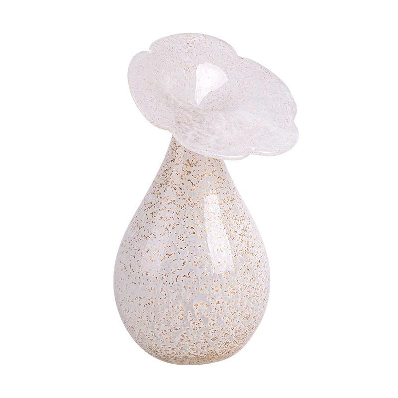 QL128A高级感色玻花瓶摆法式中古客厅桌面水养插璃花装件饰电视柜