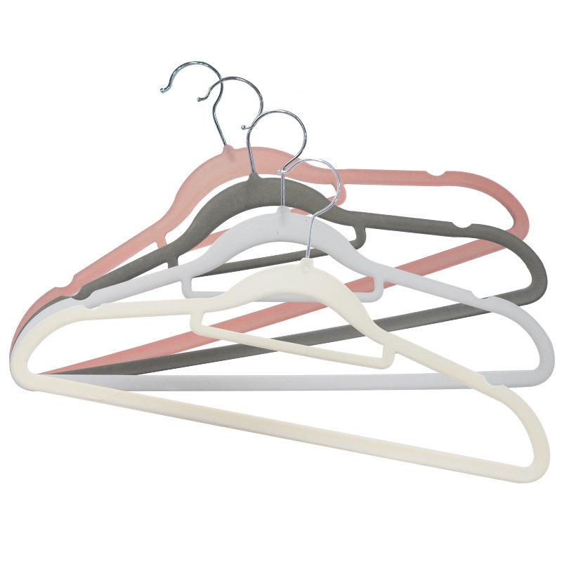 A01绒衣架无痕童成植人儿用挂衣柜防滑干湿两家用家居收纳晾衣