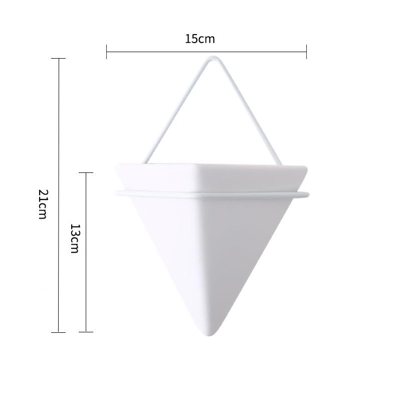 北创意客厅挂墙植物墙上壁挂花盆饰背景墙欧面墙壁FZG软装植品绿