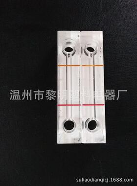 厂家加工宽22厚16沉孔二红线液位计水泵控制器玻璃管液位计
