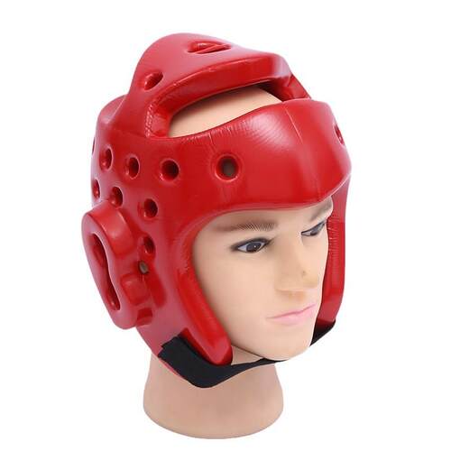 儿童拳击头套跆拳道训练表演半指护手护脚跆拳道散打成人护头