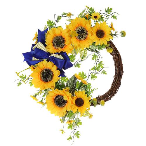 厂家新款出口真藤花圈滕圈装饰墙面滕圈玫瑰花圈