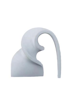 简约现代蓝色几何扭转不规则摆件电视柜样板房售楼处软装饰品