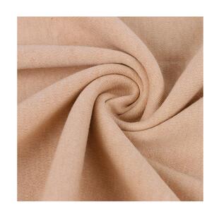 无荧光剂有机彩棉厂家供应本白双面和棕色双面针织布料