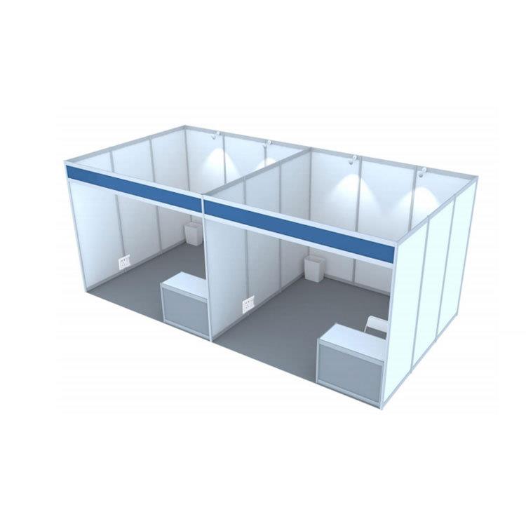 会展标准展位广交会布置摊位展会展示架搭建八棱柱标摊展架铝材