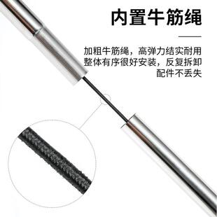 羽毛球网架便携式不锈钢室外室内家用简易比赛拦网羽毛球网标准网