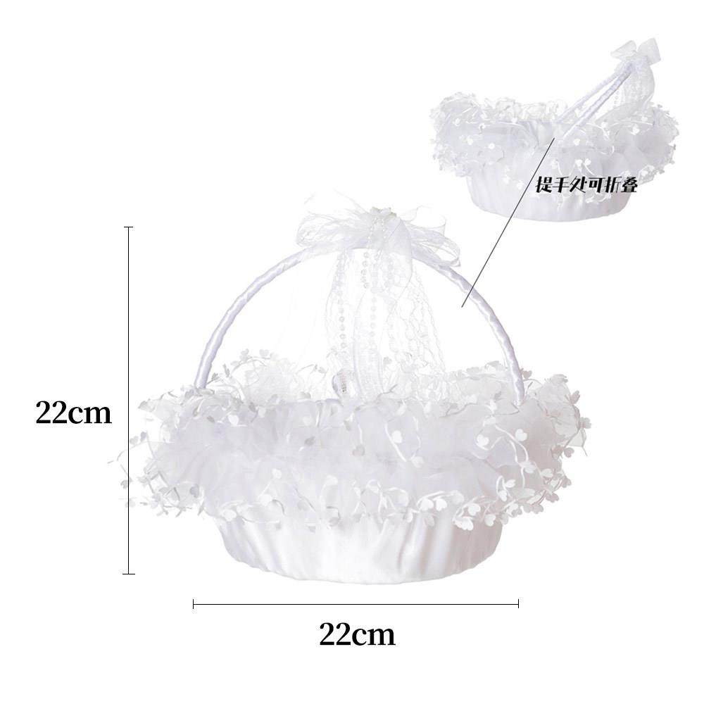 新款婚庆花篮蕾丝爱心花边白色蝴蝶结手提花篮可活动手柄厂家,节庆用品/礼品,陪嫁用品套装,淘宝优惠券,粉丝福利购,淘宝优惠卷