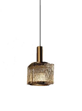 北欧奢小卧吊22100灯主室床头灯轻装约饰简个性书房吧台全铜水晶