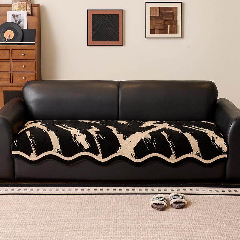 高轻奢皮级感沙发垫2025新款异形不坐规则组合沙发垫盖达尔文布巾,居家布艺,沙发套,淘宝优惠券,粉丝福利购,淘宝优惠卷