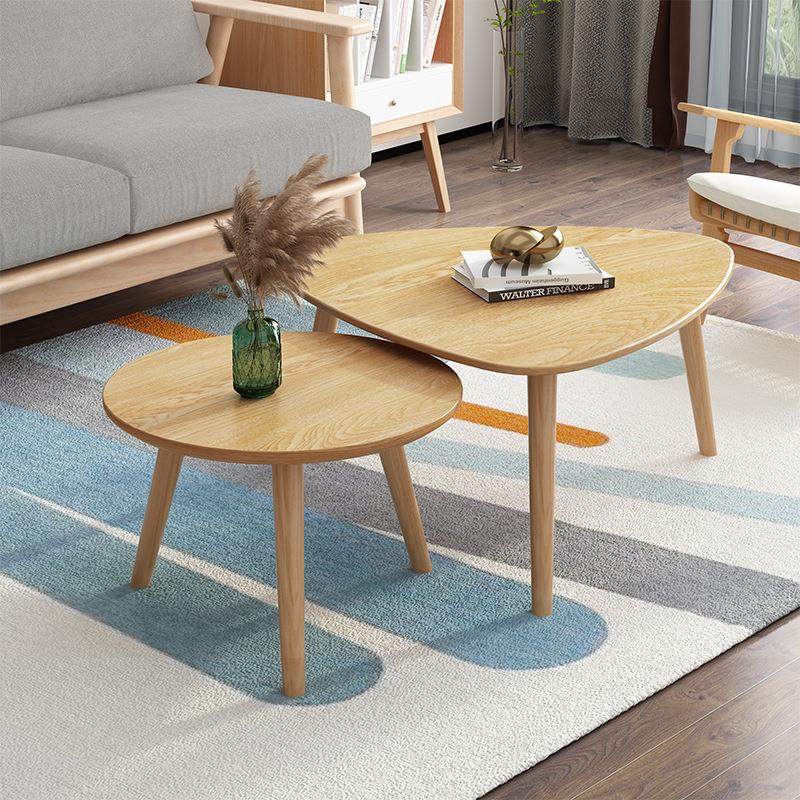 实木茶茶几简约代客厅小型创意桌北欧家用迷你现圆形组合户小985,住宅家具,茶几,淘宝优惠券,粉丝福利购,淘宝优惠卷