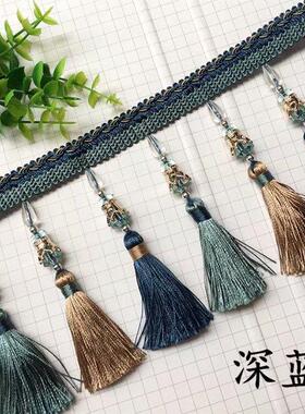 厂家直销三色交吊多色彩多小吊叉球端简约珠子高流苏吊穗GG-118R