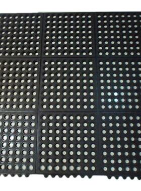 加厚多孔镂空橡胶板地垫工性防滑排水业透气垫轮船甲板地用LPY弹
